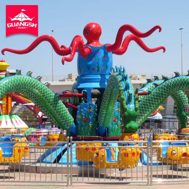 Amusement Park Rides Rotating Big Octopus