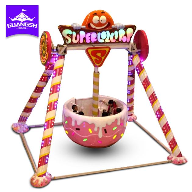 Amusement Park Rides Rotating Small Pendulum Mini Sweet Cup Swing Ride 