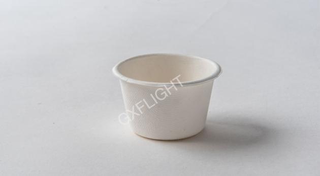 Biodegradable Bagasse Paper Sauce Sugarcane Cup