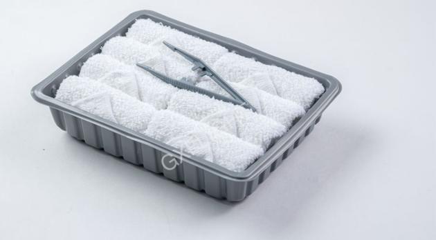 Disposable Polyester Airline Hot Towe