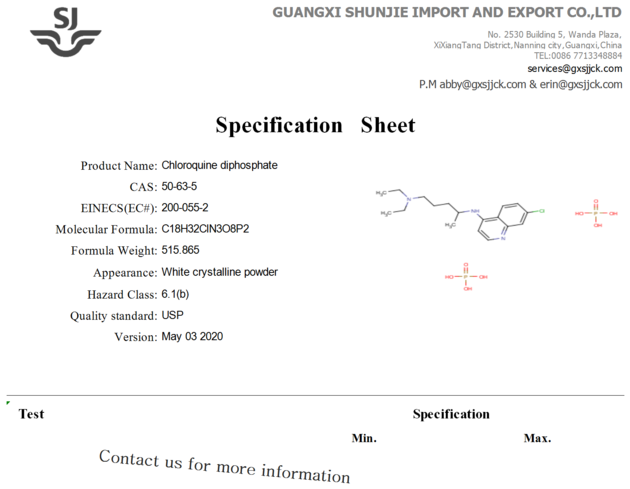 Chloroquine diphosphate