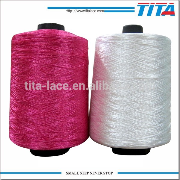 Raw white  polyester embroidery thread for embroidery machines