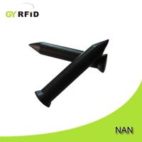 RFID Nail Tag with EM, Mifare chip for wooden tracking