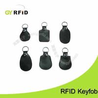 Leather Keychain with Mifare, Temic, EM4102