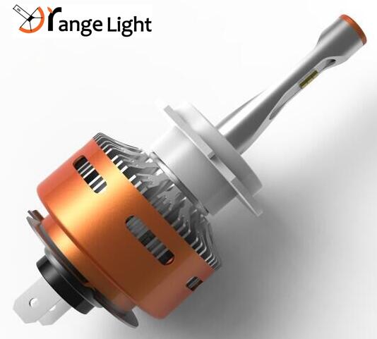 2017 the newest car part orange light original plug H1/H4/H7 led headlight replacement for car 