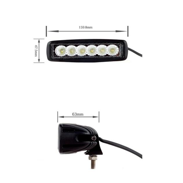 18watt IP67 EPISTAR Chips Flood Beam