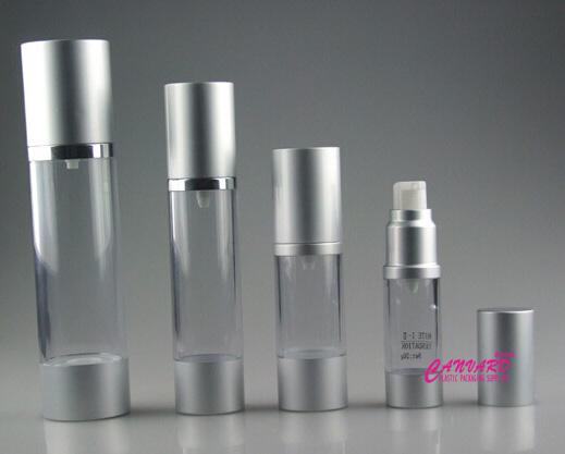 Airless pump bottle, airless plastic bottle 15ml, 30ml, 50ml,100ml