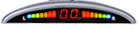 LED display parking sensor