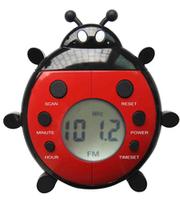 LED shower radio