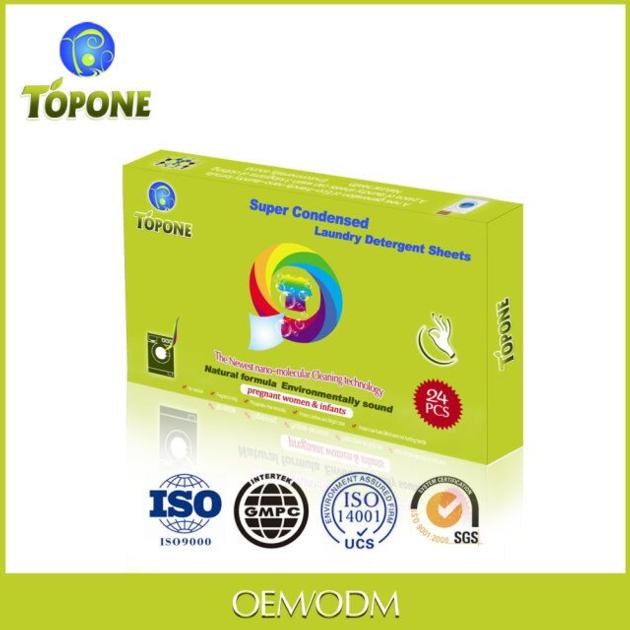 Apparel Cleaner Laundry Sheets Hosehold Items Laundry Detergent Sheets