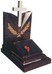 European style gravestone
