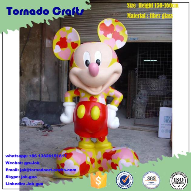 import and export Guangzhou factory mickey mouse statue wholesale