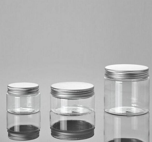 Plastic lotion jars, Clear PET jar, serum cream jar