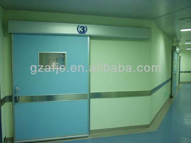 Automatic Door Medical Purification Hospital Steel Sliding Airtight Door