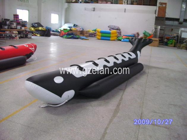 WATER SPORTS INFLATABLE WHALE, BANANA BOAT