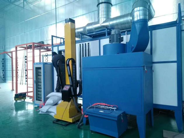 Hanna Cabinet automatic powder coating line with Spray Pretreatment System