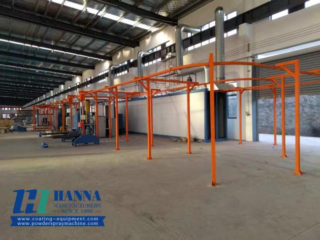 Automatic Spray Pretreatment System Powder Coating Line
