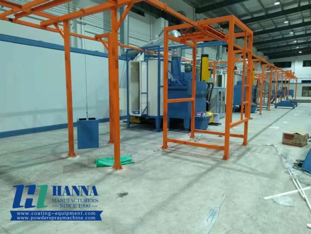 Best Design Powder Coating Line With