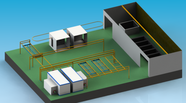 manual powder coating equipment with conveyor
