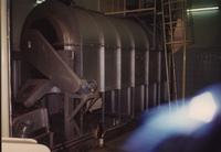 Airflow type roasting wheat machine