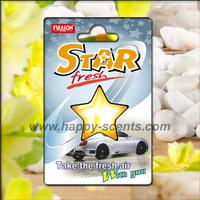 star shape membrane hanging air freshener
