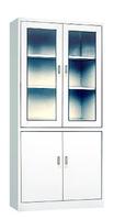 Up-glass-door metal cabinet