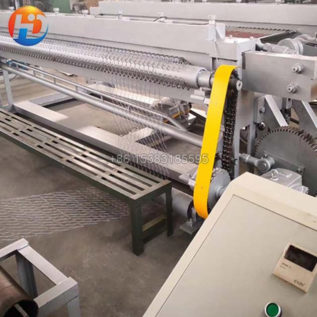 Hexagonal Wire Netting Weaving Machine