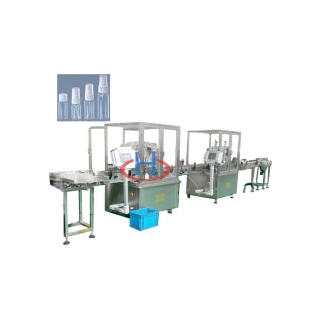 spray bottle filling machine