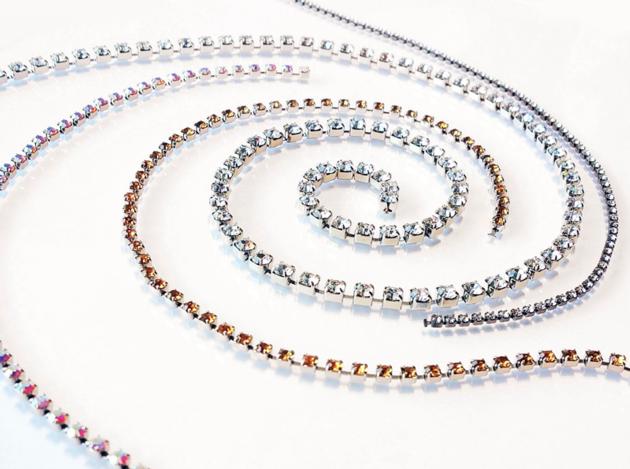 Crystal Unite Rhinestone Cup Chain