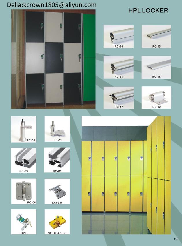 HPL Locker hardware