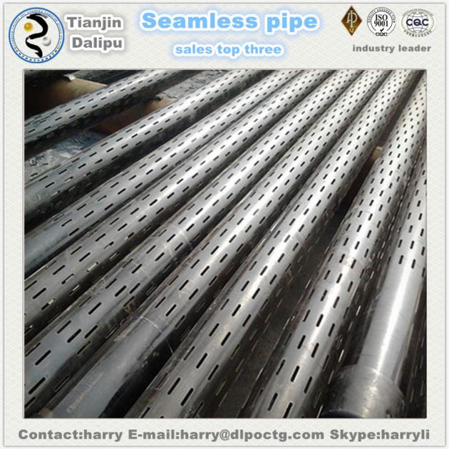6 5\/8 inch stainless steel perforated pipe slotted casing