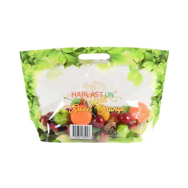 Fruit Packaging Bag With Ziplock & Air Holes