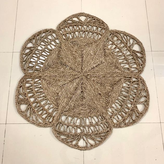 Texture Stitched Seagrass Rug Style 1 Wholesales Made in Vietnam HP - OTH020