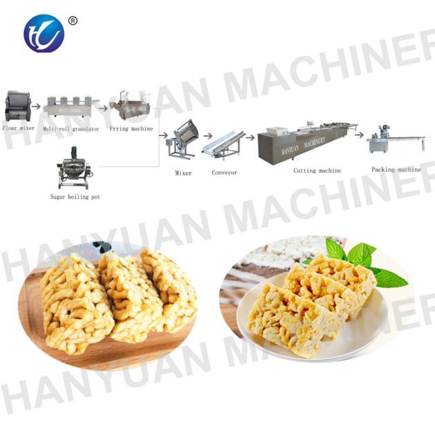 factory caramel treats production processing line 