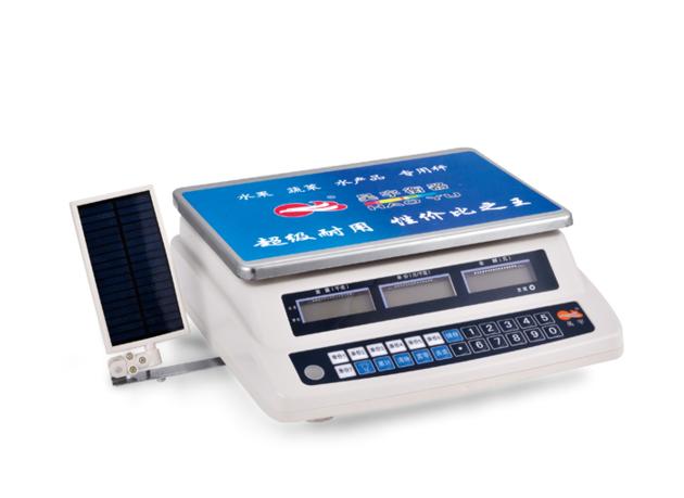 888 Price Computing Scale With Solar Panel