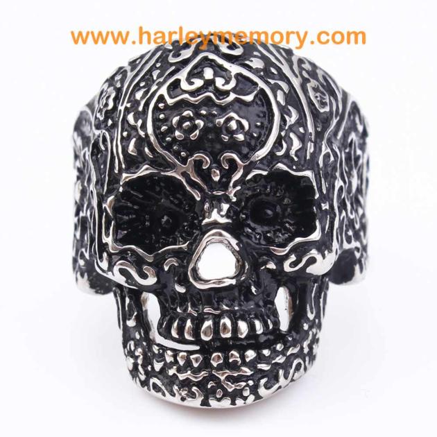 2018 Fashion Stainless Steel Sukll Ring