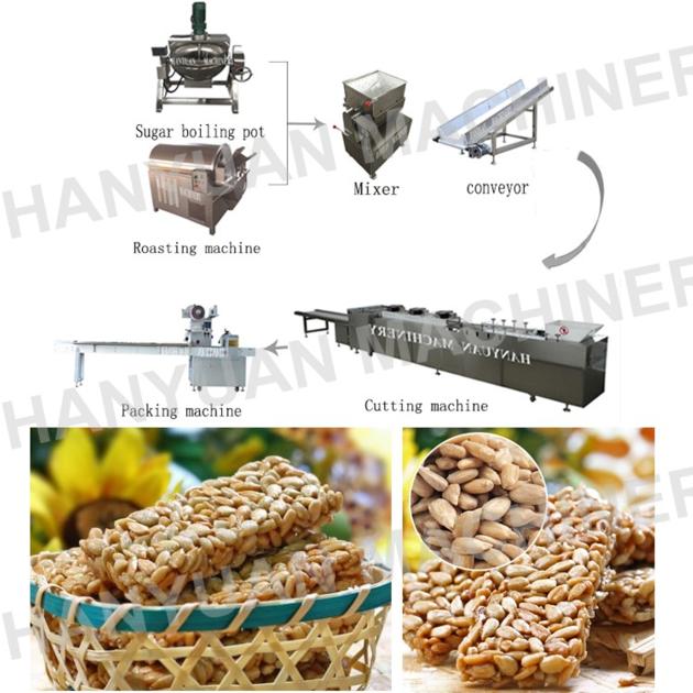 factory melon seeds candy production processing line