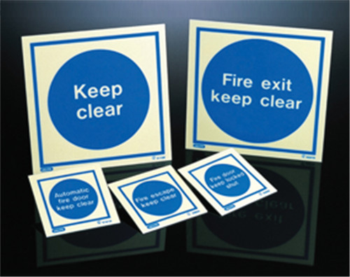 China high quality custom best glow in the dark mandatory signs manufacture