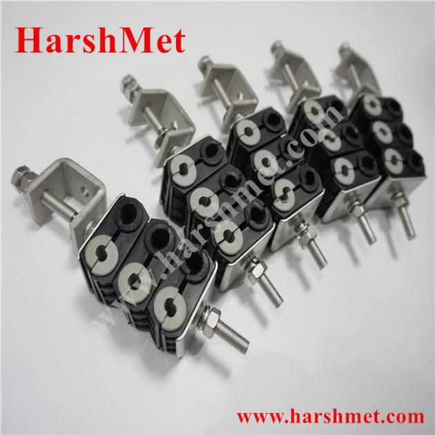 Fiber and Power Cable Clamps