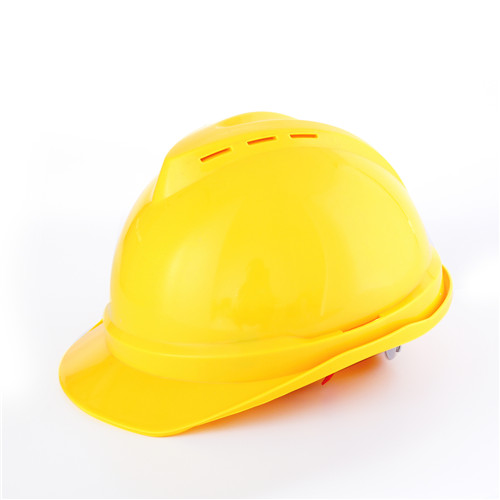 PE materials V type cheap construction comfortable hard hat for workers