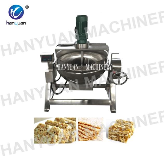 factory candy making sugar boiling pot 