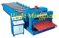 Haide type 828 glazed tile roll forming machine