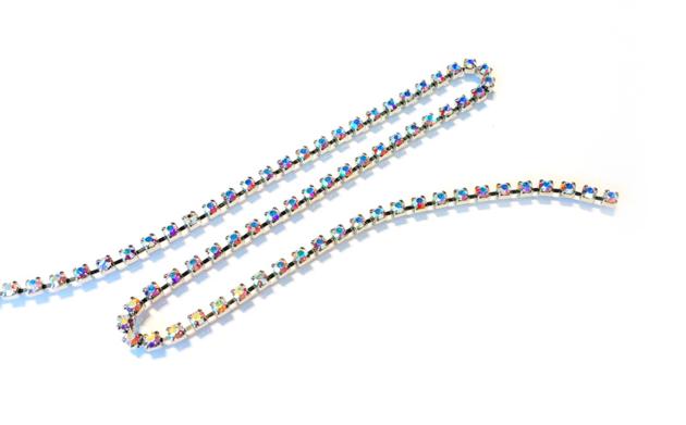 Crystal Unite Rhinestone Cup Chain