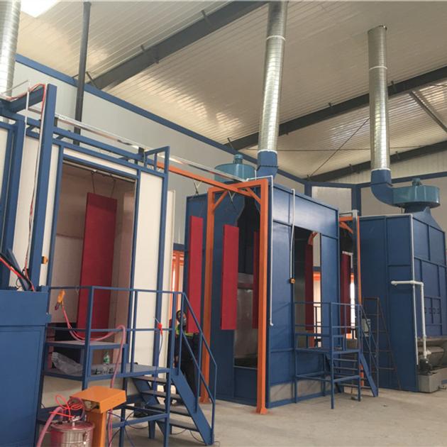Metal Sheet Manual Powder Coating Line