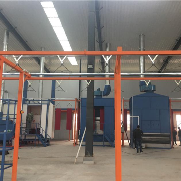 Metal Sheet Manual Powder Coating Line