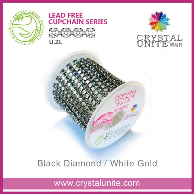 Crystal Unite rhinestone cup chain