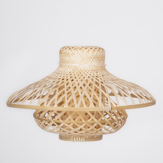 Elegant Bamboo Woven Lampshade Unique Modern