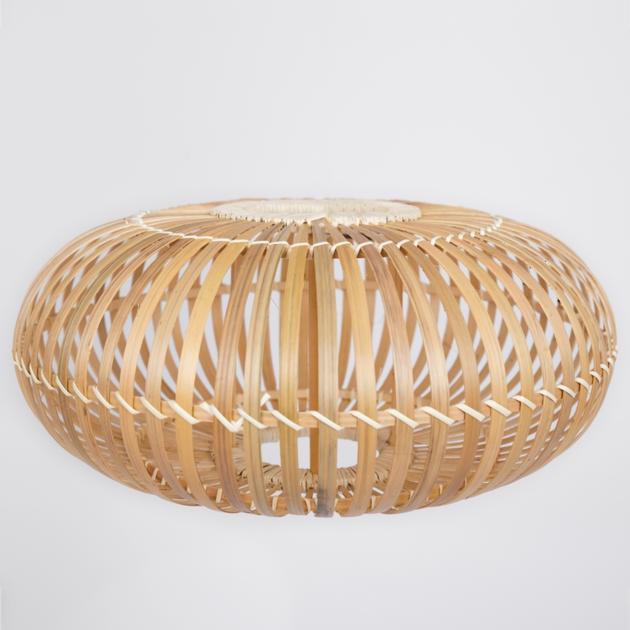 Elegant Bamboo Woven Lampshade Unique Modern