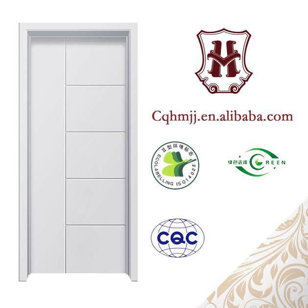White Composite Wood Pvc Door