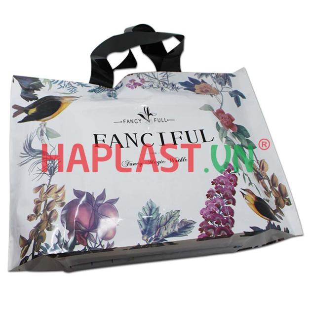 Soft Loop Handle Plastic Bag With